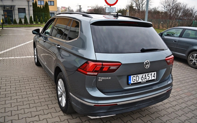 Volkswagen Tiguan Allspace cena 83900 przebieg: 154900, rok produkcji 2017 z Łazy małe 326